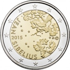 Finland 2 euro 2015 'Jean Sibelius' UNC